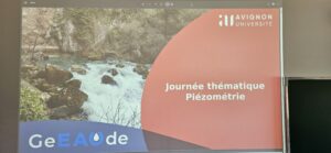 1ᵉʳ avril 2025 - journée thématique GeEAUde